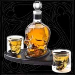 Glass Skull Bottle(Glass Skull Bottle)