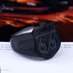 Golden Road Biker Ring(Golden Road) -Crewskull golden road biker ring 356