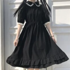 Gothic Maid Dress(Gothic Maid Dress) -Crewskull gothic maid dress 408