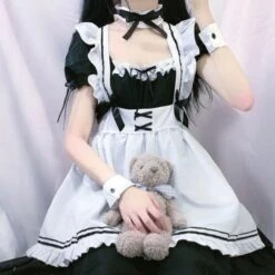 Gothic Maid Dress(Gothic Maid Dress) -Crewskull gothic maid dress 698