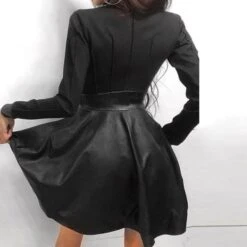 Gothic Mini Dress - Stylish, Elegant(Gothic Mini Dress) -Crewskull gothic mini dress 685