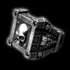Gothic Skull Ring(Gothic Skull Ring 1) -Crewskull gothic skull ring 409