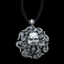 Greek God Necklace "Zeus"(Greek God Necklace Zeus) -Crewskull greek god necklace zeus 787