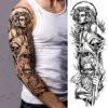 Greek Gods Skull Temporary Tattoo(Greek Gods Skull Temporary Tattoo) -Crewskull greek gods skull temporary tattoo 862
