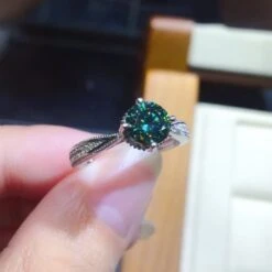 Green Amber Ring(Green Amber Rin) -Crewskull green amber ring 525