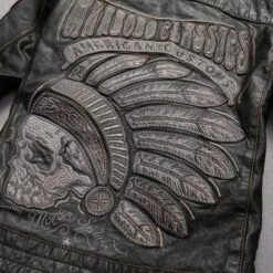 Heavy Indian Skull Jacket(Heavy Indian Skull Jacket) -Crewskull heavy indian skull jacket 447