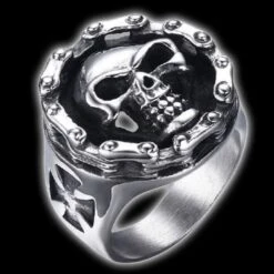 Hell's Chain Skull Ring(Hells Chain)