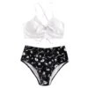 High Waist Skull Bikini(High Waist Skull Bikini) -Crewskull high waist skull bikini 443