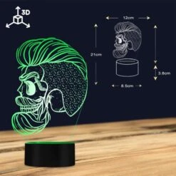 Hipster Skull Lamp(Hipster Skull Lamp) -Crewskull hipster skull lamp 734