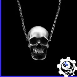 Human Skull Necklace(Human Skull Necklace) -Crewskull human skull necklace 634