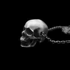 Human Skull Necklace(Human Skull Necklace) -Crewskull human skull necklace 914