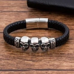 In Your Face - Skull Bracelet(In Your Face) -Crewskull in your face skull bracelet 119