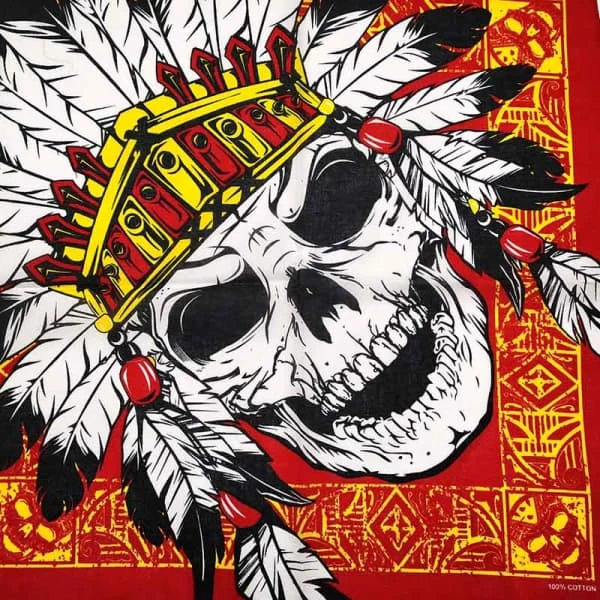 Indian Skull Bandana(Indian Skull Bandana) 3 Indian Skull Bandana(Indian Skull Bandana)