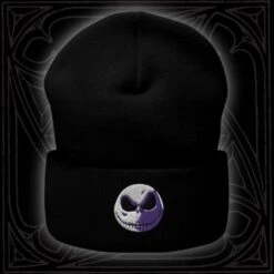 Jack Skellington Beanie - 100% Turbo Acrylic, Hypoallergenic(Jack Skellington Beanie)
