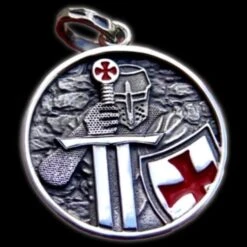 Knight Templar Pendant "Christendom"(Knight Templar Necklace Christendom)