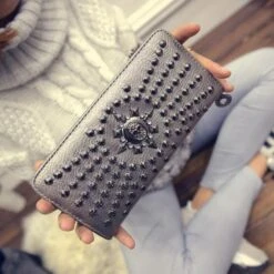 Ladies Skull Wallet(Ladies Skull Wallet) -Crewskull ladies skull wallet 646