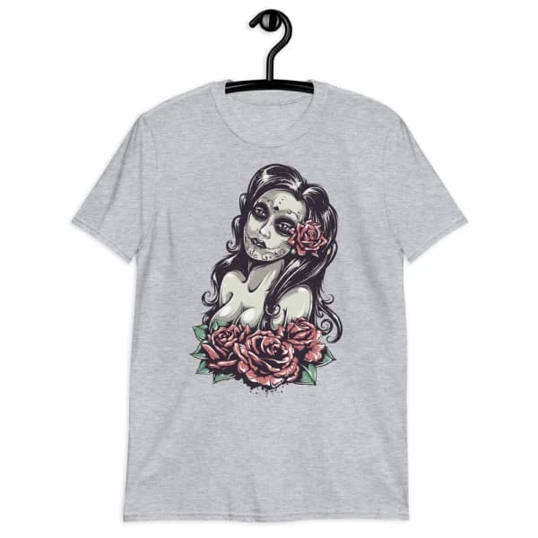 Ladies Sugar Skull T Shirt(Ladies Sugar Skull T Shirt) 4 Ladies Sugar Skull T Shirt(Ladies Sugar Skull T Shirt) - Image 2