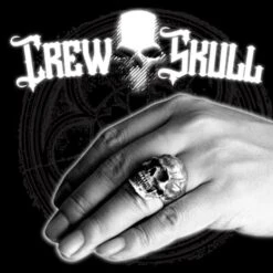 Large Skull Ring(Large Skull Ring 316l Stainless Steel) -Crewskull large skull ring 390