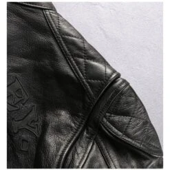 Leather Jacket With Skull(Leather Jacket With Skull) 15 Leather Jacket With Skull(Leather Jacket With Skull) -Crewskull leather jacket with skull 467