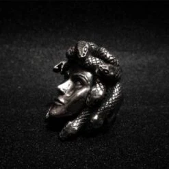 Medusa Ring(Mythical Medusa Ring) -Crewskull medusa ring 971