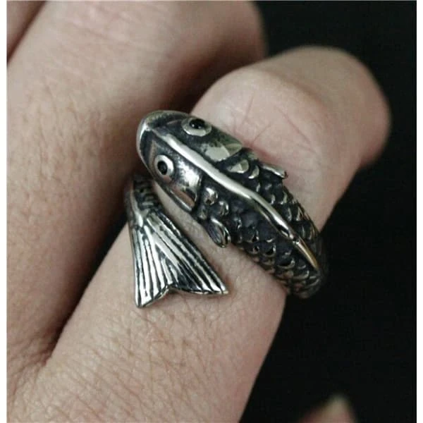 Men's Fish Ring(Mens Fish Ring 1) 4 Men's Fish Ring(Mens Fish Ring 1) - Image 2
