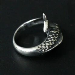 Men's Fish Ring(Mens Fish Ring 1) 10 Men's Fish Ring(Mens Fish Ring 1) -Crewskull mens fish ring 745