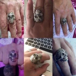 Mexican Skull Ring(Mexican Skull Ring) -Crewskull mexican skull ring 773