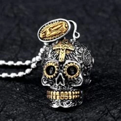 Mexican Sugar Skull Necklace(Mexican Sugar Skull Necklace) 15 Mexican Sugar Skull Necklace(Mexican Sugar Skull Necklace) -Crewskull mexican sugar skull necklace 427