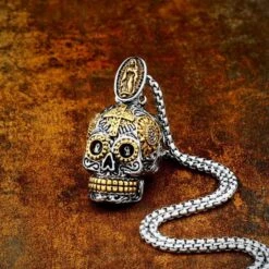 Mexican Sugar Skull Necklace(Mexican Sugar Skull Necklace) 17 Mexican Sugar Skull Necklace(Mexican Sugar Skull Necklace) -Crewskull mexican sugar skull necklace 698