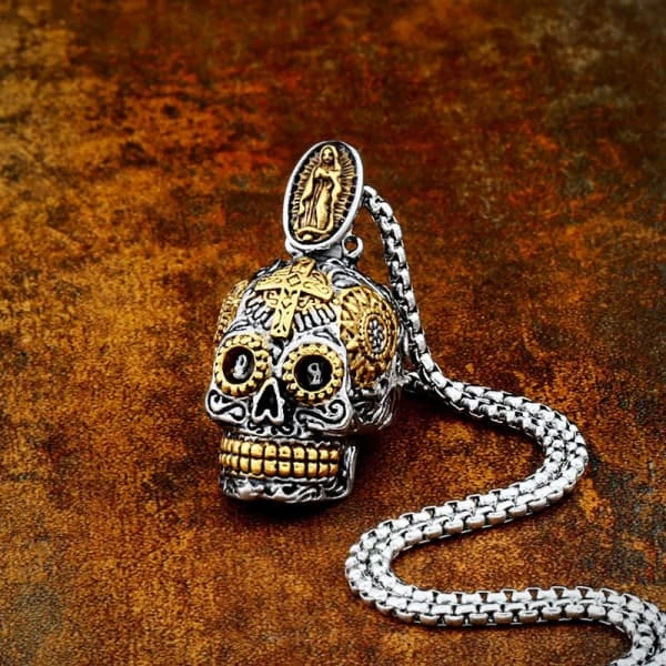 Mexican Sugar Skull Necklace(Mexican Sugar Skull Necklace) 8 Mexican Sugar Skull Necklace(Mexican Sugar Skull Necklace) - Image 6