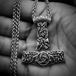 Mjolnir Necklace(Mjolnir Necklace) -Crewskull mjolnir necklace 813