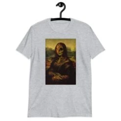 Mona Lisa Skull T Shirt(Mona Lisa Skull T Shirt) -Crewskull mona lisa skull t shirt 443