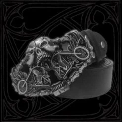 Motorcycle Belt Buckle(Motorcycle Belt Buckle) -Crewskull motorcycle belt buckle 841