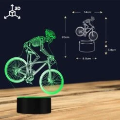 Mountain Bike Skull Lamp(Mountain Bike Skull Lamp) -Crewskull mountain bike skull lamp 734