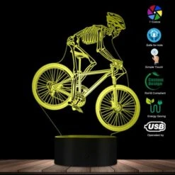 Mountain Bike Skull Lamp(Mountain Bike Skull Lamp) -Crewskull mountain bike skull lamp 767