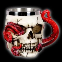 Octopus Skull Mug(Octopus Skull Mug) -Crewskull octopus skull mug 602