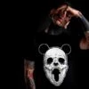 Panda Skull T Shirt(Panda Skull T Shirt) -Crewskull panda skull t shirt