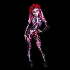 Pink Skeleton Costume(Pink Skeleton Costume) -Crewskull pink skeleton costume 331