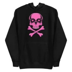 Pink Skull Hoodie(Pink Skull Hoodie) -Crewskull pink skull hoodie 529