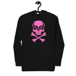 Pink Skull Hoodie(Pink Skull Hoodie) -Crewskull pink skull hoodie 580