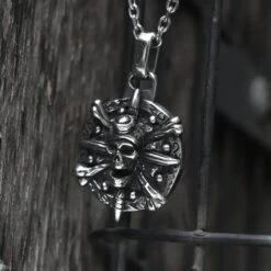 Pirate Skull Pendant(Pirate Skull Pendant) -Crewskull pirate skull pendant 283