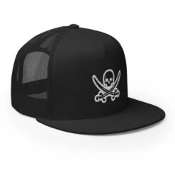 Pirate Skull Trucker Cap(Pirate Skull Trucker Cap) -Crewskull pirate skull trucker cap 844