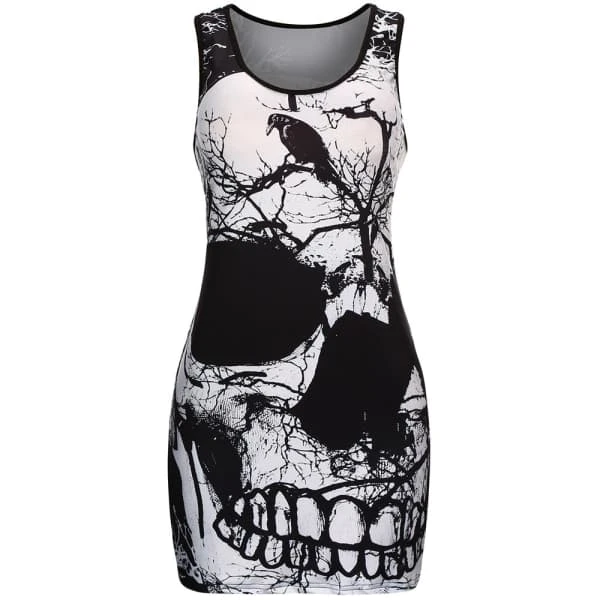 Printed Skull Dress(Cheap Skull Dresses) 10 Printed Skull Dress(Cheap Skull Dresses) - Image 8