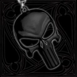 Punisher Keychain(Punisher Keychain) -Crewskull punisher keychain 360