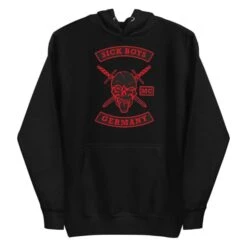 Red Skull Hoodie(Red Skull Hoodie) -Crewskull red skull hoodie 489