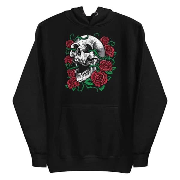 Rose Skull Hoodie(Rose Skull Hoodie) 8 Rose Skull Hoodie(Rose Skull Hoodie) - Image 6