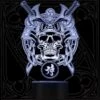 Samurai Skull Lamp(Samurai Skull Lamp) -Crewskull samurai skull lamp
