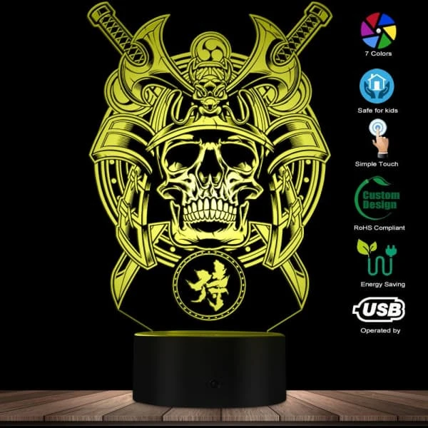 Samurai Skull Lamp(Samurai Skull Lamp) 5 Samurai Skull Lamp(Samurai Skull Lamp) - Image 3