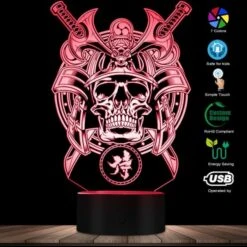 Samurai Skull Lamp(Samurai Skull Lamp) 11 Samurai Skull Lamp(Samurai Skull Lamp) -Crewskull samurai skull lamp 603
