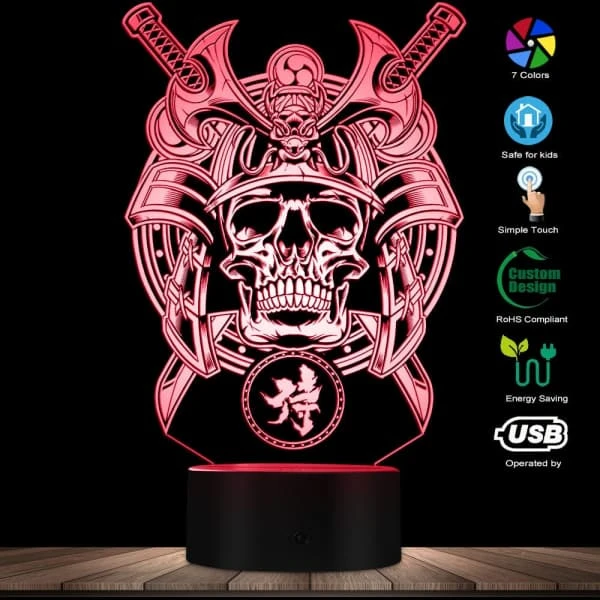 Samurai Skull Lamp(Samurai Skull Lamp) 6 Samurai Skull Lamp(Samurai Skull Lamp) - Image 4